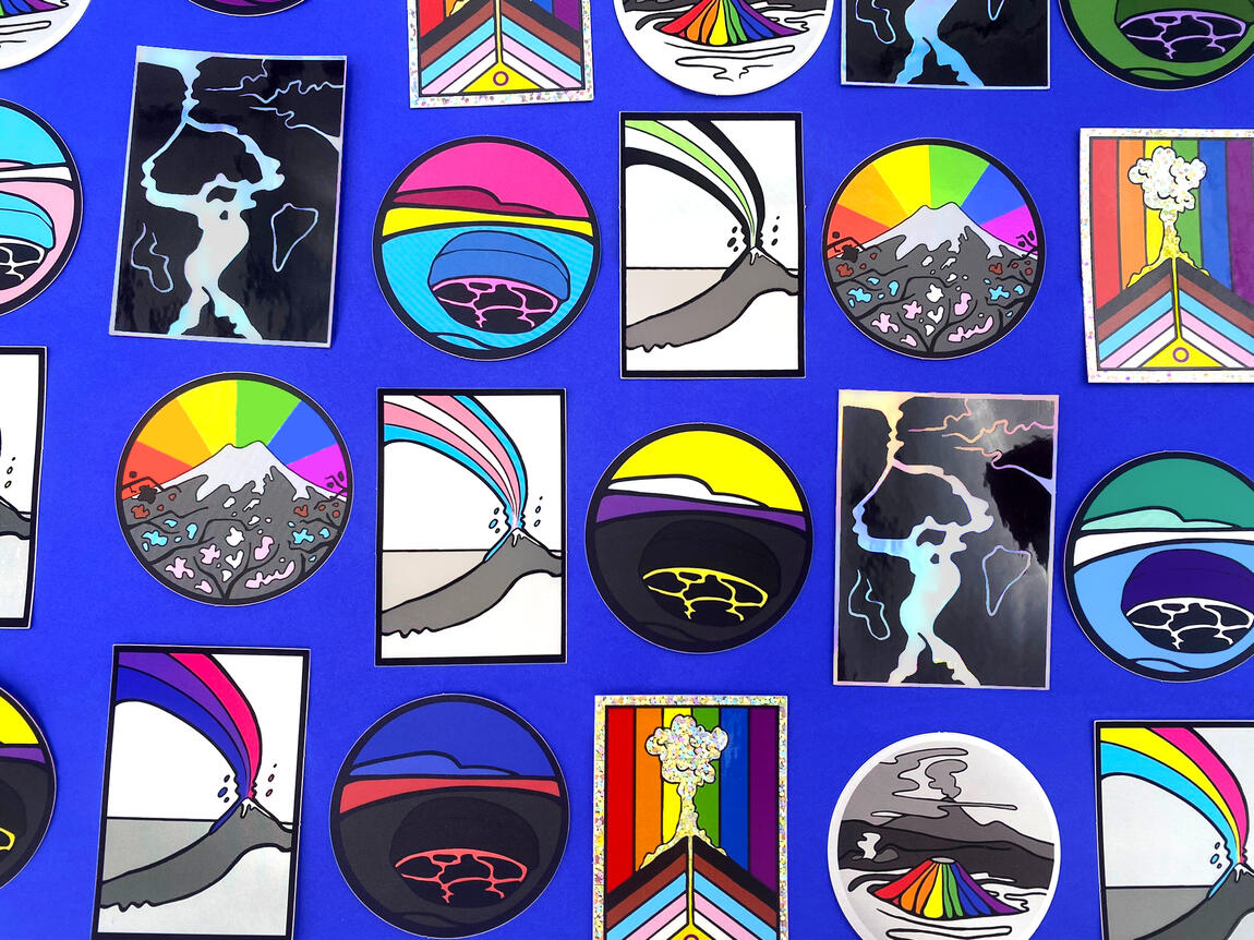 Volgaynoes stickers showcase