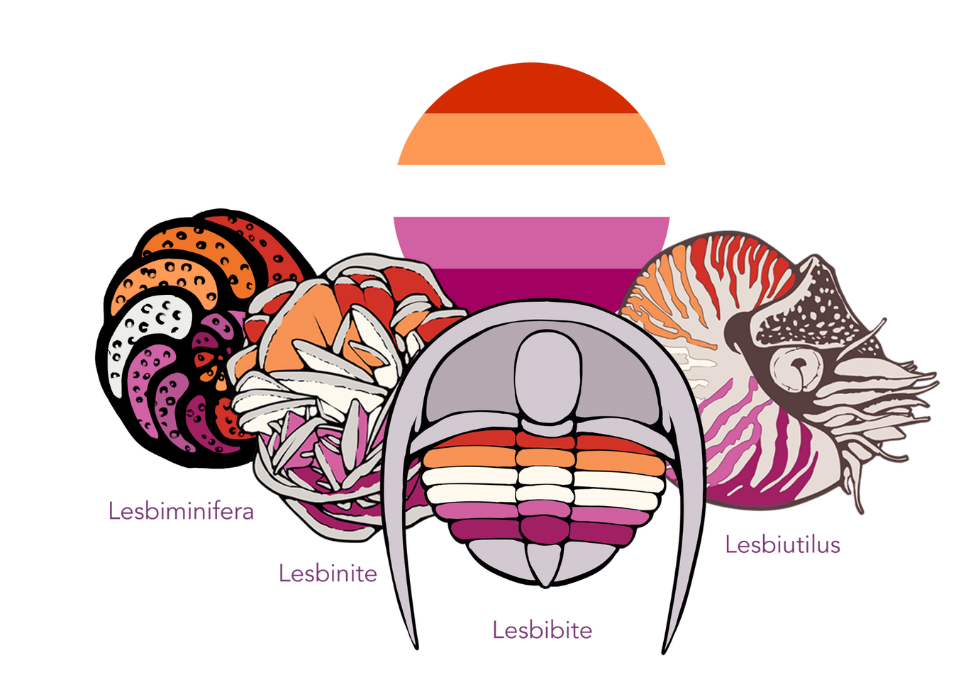 Lesbian community flag